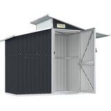  Vrtno spremište antracit 270x130x208,5 cm od pocinčanog čelika | shoptok.hr