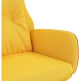  Stolica za opuštanje od tkanine i PVC-a boja senfa | shoptok.hr
