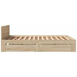  Krevetna konstrukcija s uzglavljem 2 pcs Sonoma 153 x 203 cm | shoptok.hr