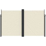 vidaXL Zložljiva stranska tenda krem 200x600 cm | Shoptok.si