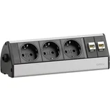 EVOLINER DOCK DESK DATA 3 VTIČNICE + 2 RJ45 za mrežni priključek 93004783 Schulte Elektrotechnik, (20641539)