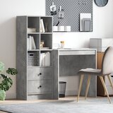 vidaXL Stol s Skladištem Beton Sivi Konstruirano Drvo | shoptok.hr