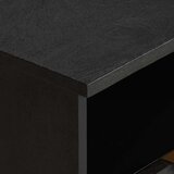  Noćni ormarić crni 40 x 33 x 46 cm konstruirano drvo | shoptok.hr