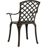  3-dijelni bistro set od lijevanog aluminija brončani | shoptok.hr