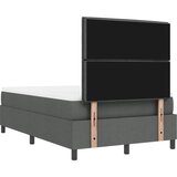  s opruga kutije Tamno siva 120 x 190 cm tkanina | shoptok.hr