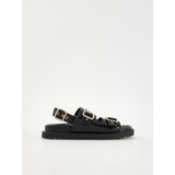 Reserved - LADIES` SANDALS - crno Cijene