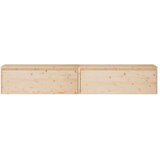  Zidni ormarići 2 kom 100 x 30 x 35 cm od masivne borovine | shoptok.hr