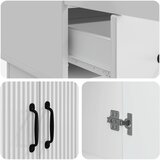  Kreveta s ladicama Bijela visokog sjaja 66 x 34,5 x 92 cm | Eponuda.com