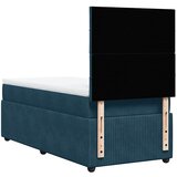 Box spring krevet s madracem plavi 80 x 200 cm baršunasti | shoptok.hr