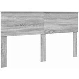 vidaXL Vzglavje z vzglavjem Siva Sonoma 160 cm Konstruiran les | Shoptok.si