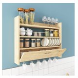 Hanah home kuhinjska polica knott oak | ePonuda.com