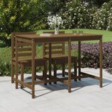  Vrtni stol boja meda 159,5 x 82,5 x 110 cm od masivne borovine | shoptok.hr
