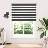  Zavjesa zebra crna 155x200 cm širina tkanine 150,9 cm poliester | shoptok.hr