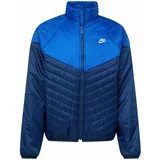 Nike Sportswear Prehodna jakna mornarska / cijansko modra