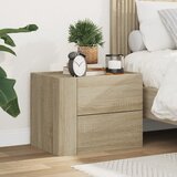  Zidni noćni ormarić boja hrasta sonome 45 x 30 x 35 cm | shoptok.hr