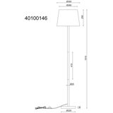 Globo 40100146 - podna lampa joris 1xE27/40W/230V | Eponuda.com
