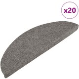 vidaXL Samolepilne preproge za stopnice 20 kosov sive 65x22,5x3,5 cm | Shoptok.si