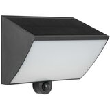 Brilliant LED solarno zidno svetlo SIERRA LED/6W/3,7V 2000 mAh IP54 crna | Eponuda.com