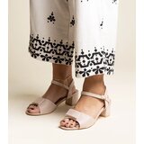 D/CEO Black sandals on a block heel Millo | Shoptok.si