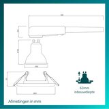 Philips Ugradno svetlo PERIDOT 1xGU10/7W/230V srebrno | Eponuda.com