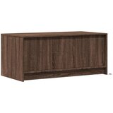  Stolić za kavu LED smeđa boja hrasta konstruirano drvo | Shoptok.si