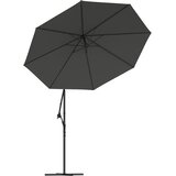  Konzolni suncobran s LED svjetlima i čeličnom šipkom 300 cm | shoptok.hr