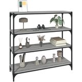 Ormarić za knjige boja hrasta 100x33x100 cm od drva i čelika | shoptok.hr