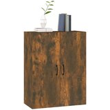 vidaXL Viseča omarica dimljeni hrast 69,5x34x90 cm konstruiran les | Shoptok.si