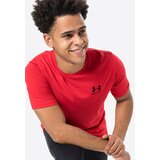Under Armour UA Sportstyle Left Chest SS Shirt, Red/Black, (20494284) | Shoptok.si