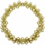  Garland od božićnih kuglica Zlatno 186 cm Polistiren | shoptok.hr