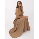 Italy Moda Dress-MI-SK-A5032.70P-camel | Shoptok.si