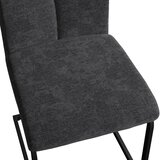 Bessagi Home Nihajni Stol Colien, Temno Siva | Shoptok.si