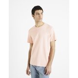 Celio Cotton T-Shirt Tebase - Men Cene