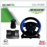 Connect Xl Gaming volan 3u1, PS2/PS3/PC, vibracija, pedale | Eponuda.ba