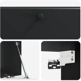 TV ormar za zid 98 x 41 x 30 cm Crna Konstruirano drvo Zidne | shoptok.hr