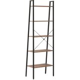  Samostojeće police s 5 razina tamnosmeđa i crna 56x35x174 cm | shoptok.hr