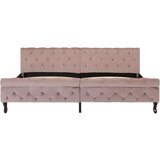 vidaXL okvir za krevet ružičasti baršunasti 200 x 200 cm | shoptok.hr