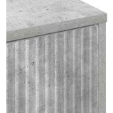 vidaXL Klubska miza Betonsko siva 90 x 49 x 46 cm Konstruiran les | Shoptok.si