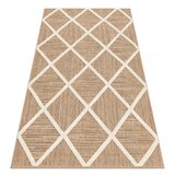 RugsX SPARK 0708A bež / krema preproga - rešetka, rombi, sisal, strukturna 140x190 cm, (21990541) | Shoptok.si