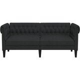  Dvosjed Chesterfield crni od tkanine | shoptok.hr