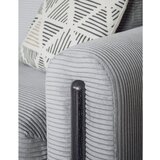 ELTAP Siva sklopiva/s prostorom za odlaganje sofa od samta 244 cm Arcadova – | shoptok.hr