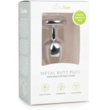 EasyToys - Anal Collection analni čep EasyToys No.2 srček, srebrno/prozoren | Shoptok.si