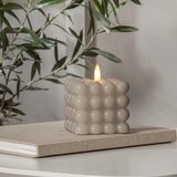 Star Trading Bež LED voščena sveča Star Trading Flamme Dot, višina 9,5 cm Cene
