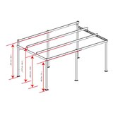  Sojag - Aluminijska Nadstrešnica Barthelemy - 483 5x362 5x240 cm - 17 53 m² | shoptok.hr