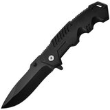  Survival Tactical Hunting Folding Knife Liner Lock Steel Black | shoptok.hr