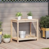  Stol za sadnju s policom 82,5 x 50 x 75 cm od masivne borovine | shoptok.hr