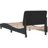  Okvir za krevet bez madraca crni 90x200 cm baršunasti | shoptok.hr