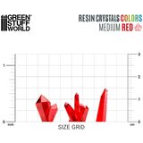 Green Stuff World Red Resin Crystals Medium | Crveni smolasti kristali srednji 9–16mm (30 kom) | Eponuda.com