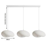 Brilagi Luster na sajli WABI SABI 3xE27/60W/230V bela | Eponuda.com