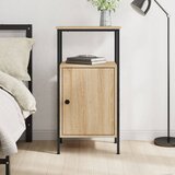 The Living Store Nočna omarica sonoma hrast 41x31x80 cm inženirski les - Nočna Omarica, (21434729) | Shoptok.si